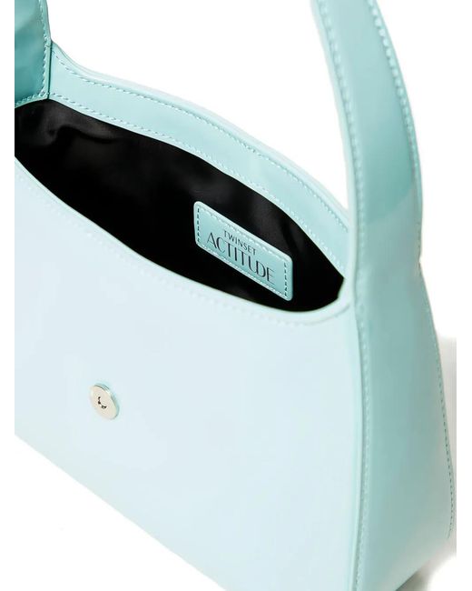 Twinset Pink Magnetic-Closure Shoulder-Bag