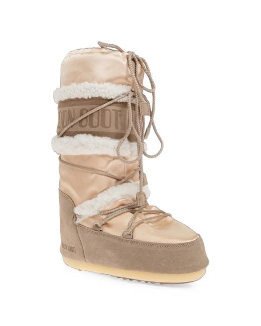 Moon Boot Natural Icon Pearly Plus Boots