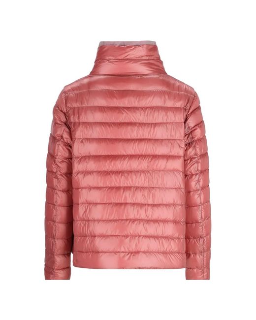 Herno Red High-Neck Padded Jacket