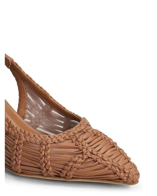 Marc Ellis Brown Woven Pumps