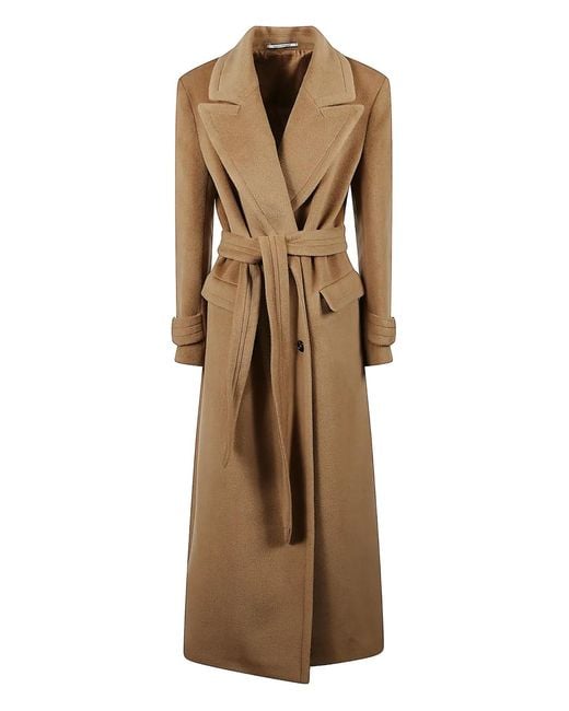 Tagliatore Natural Mantel mit Gürtel