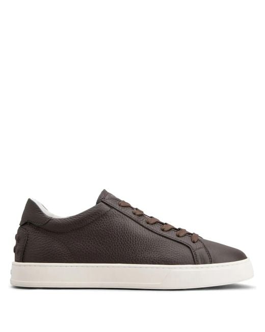 Tod's Brown Leather Sneakers for men