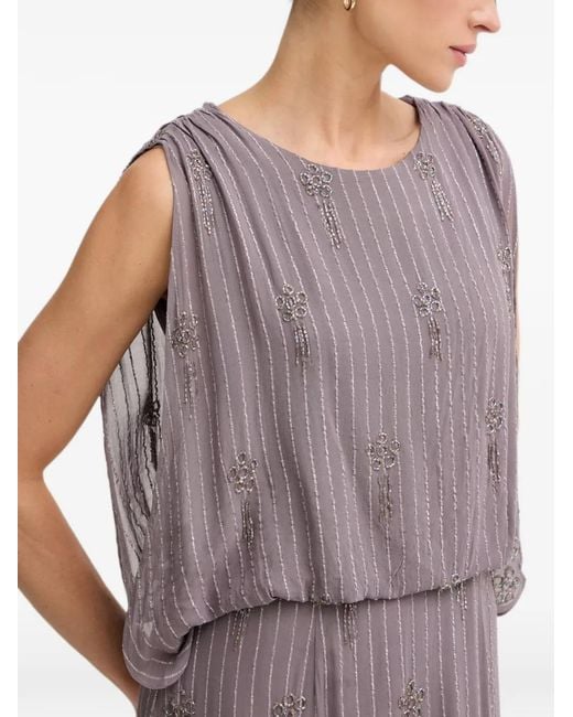 INTROPIA Purple Alejandra Maxi Dress
