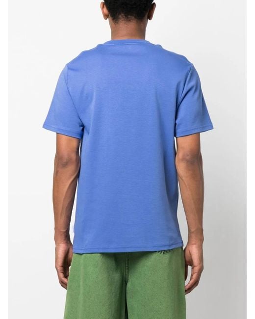 Gcds Blue Logo T-shirt for men