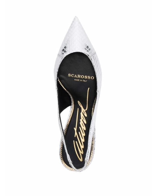 Scarosso White X Brian Atwood Sutton Pumps