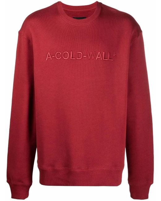 A_COLD_WALL* Logo-Embroidered Cotton Sweatshirt for men