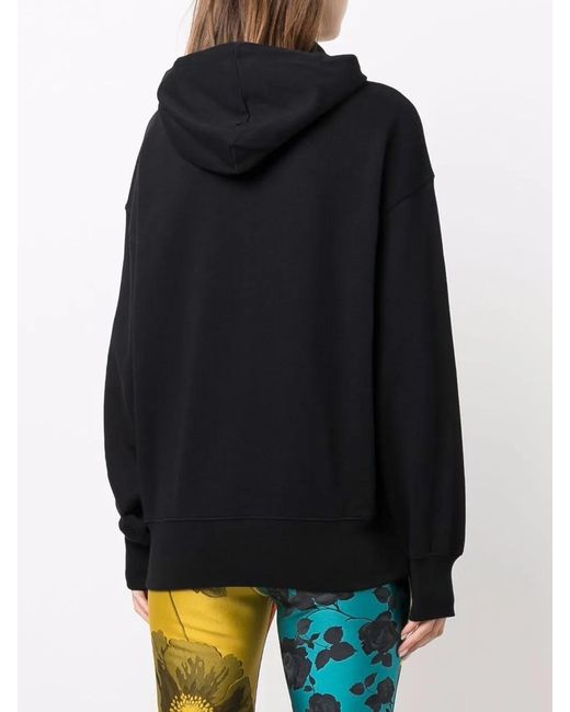 MSGM Hoodie Met Logoprint in het Black