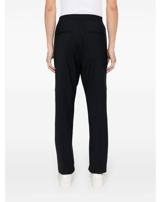 Paul Smith Black Pressed-crease Straight-leg Trousers for men
