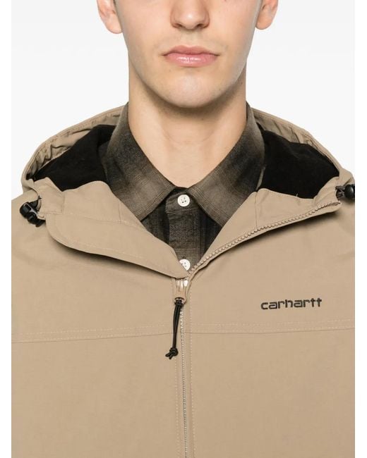 Carhartt Natural Veste Matelassée Sail À Capuche for men