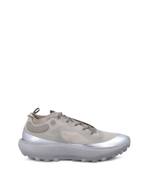 Satisfy White Therocker Logo-Detail Sneakers for men