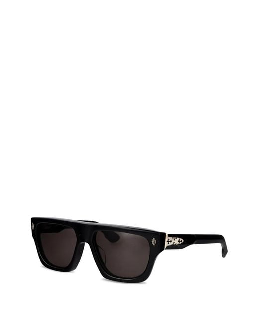 Chrome Hearts Black Charismadick Sunglasses for men
