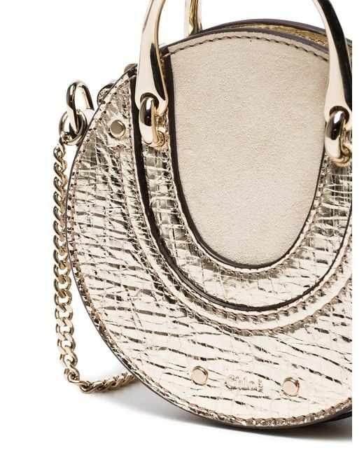 Chloé White Mini Pixie Crossbody Bag