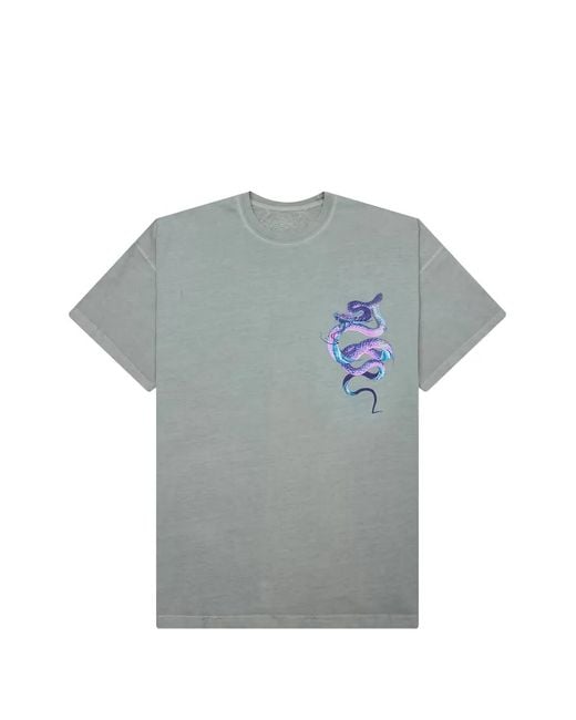 D-R-G-N Gray Pit Viper T-Shirt for men