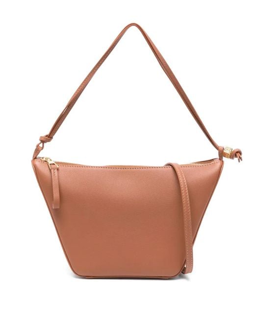 Loewe Brown Mini Hammock Shoulder Bag