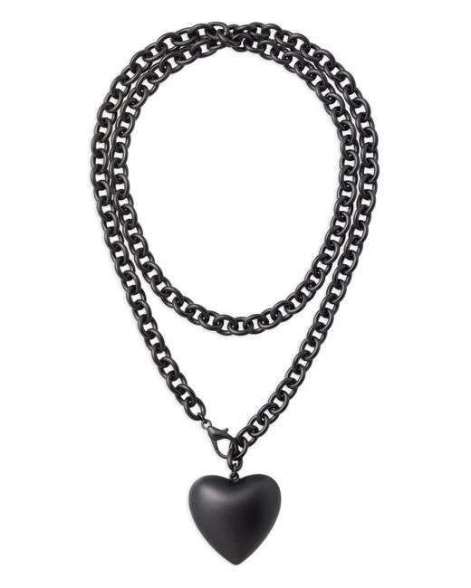 Roxanne Assoulin Metallic The Puffy Heart Chain Necklace