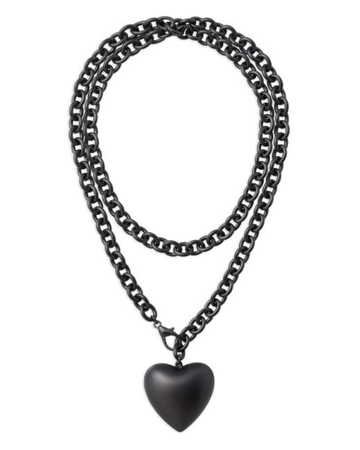 Collier The Puffy Heart En Chaîne Roxanne Assoulin en coloris Metallic