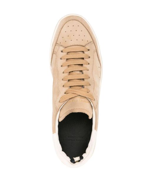 Officine Creative Brown Magic 102 Leather Sneakers