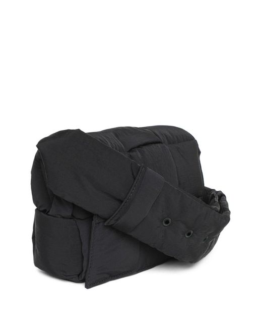 Bottega Veneta Black Small Padded Tech Cassette Shoulder Bag