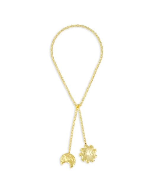 Sylvia Toledano Metallic Sol Y Luna Necklace
