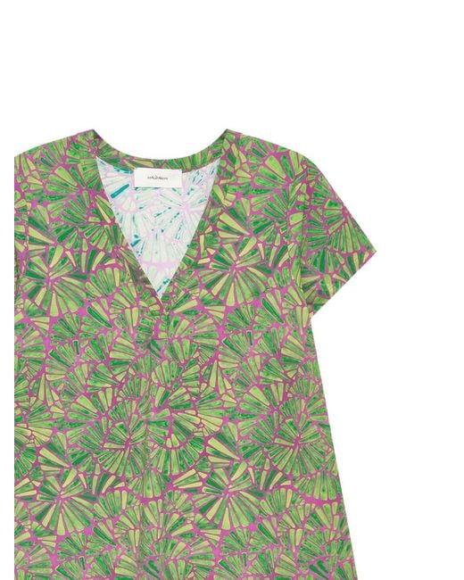 Maliparmi Green Shell Blouse