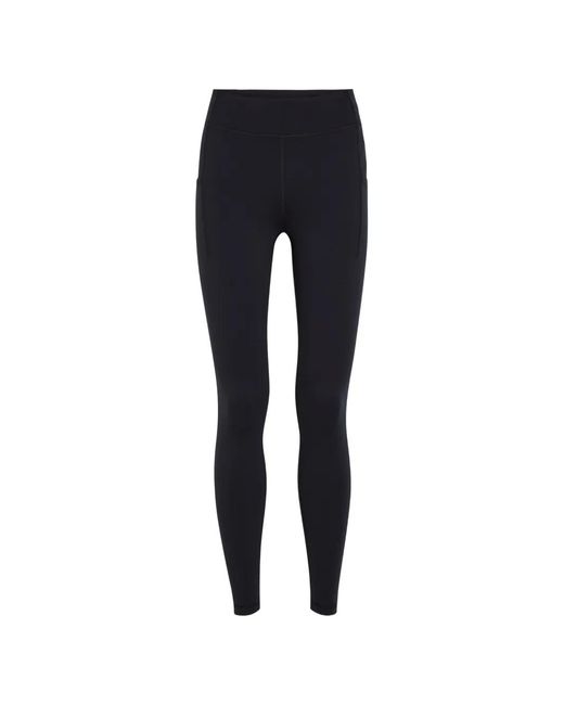ESCADA Blue Side-Pocket Full-Length Leggings