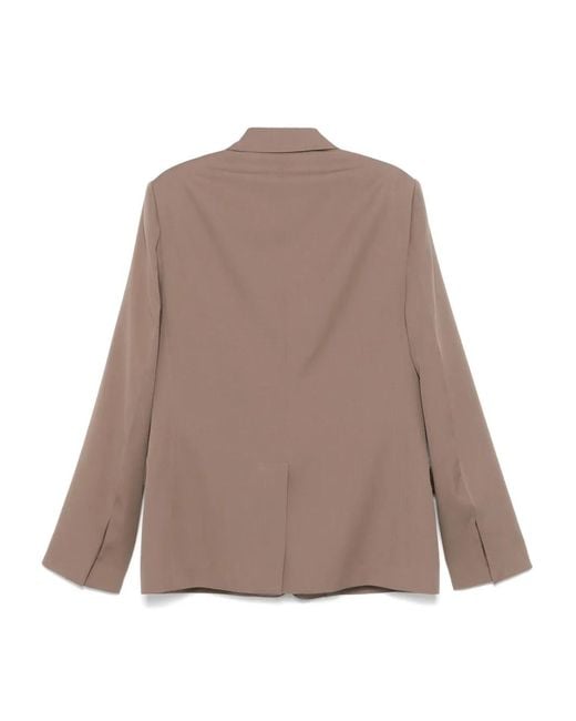 Lanvin Brown Wool Blazer for men