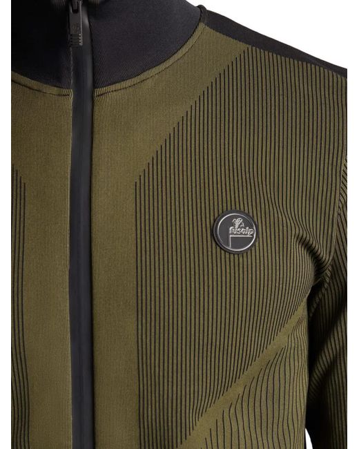 Fusalp Green Sweat À Fermeture Zippée for men
