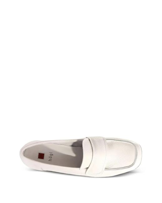 Högl White Cassia Loafers