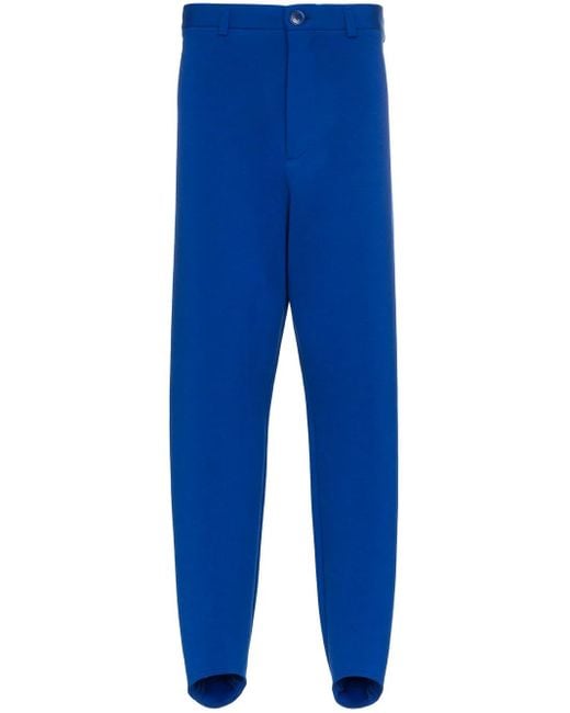 Pantalon De Jogging À Détails De Sous-Pieds Balenciaga pour homme en coloris Blue