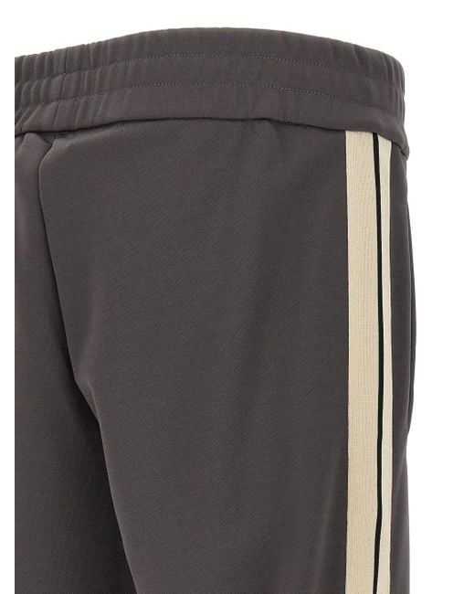 Pantalones de chándal con logo bordado Palm Angels de hombre de color Gray
