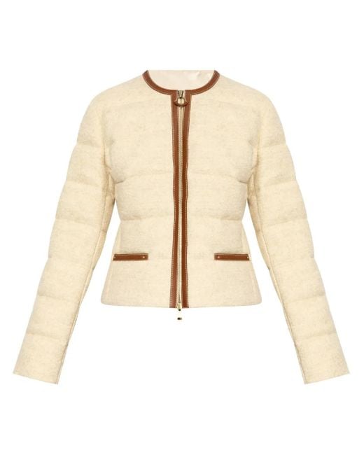 Moncler Natural Elegant Winter Mini Jacket For