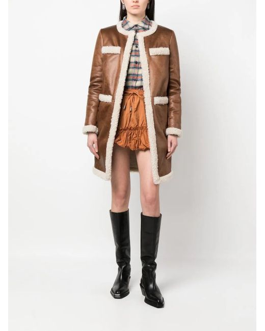 DSquared² Brown Shearling & Teddy