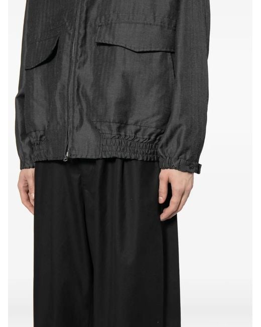 Comme des Garçons Black Cotton Wide-Leg Trousers for men