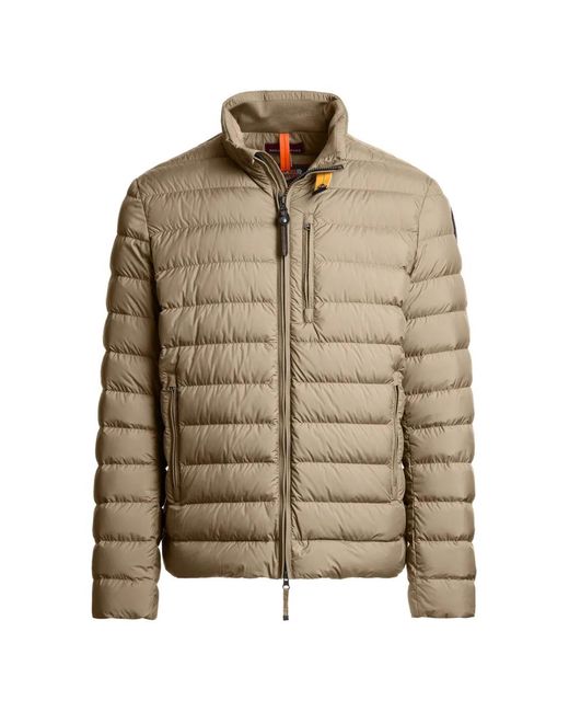 Parajumpers Brown Ugo Quilted Jacket for men