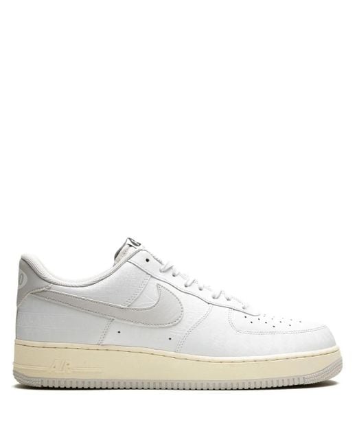 Nike White Air Force 1 '07 Prm "1-800" Sneakers