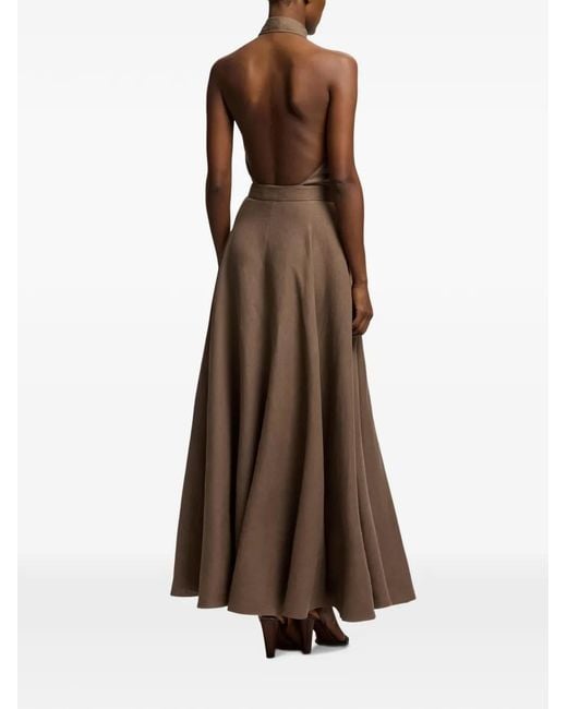 Ralph Lauren Natural Eldred Maxi Dress