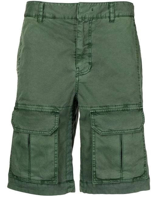 Juun.J Green Knee-Length Cargo Shorts for men