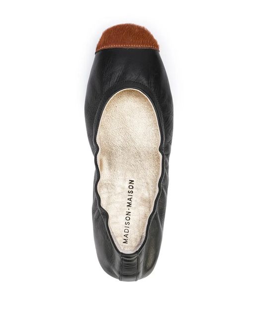 Madison Maison Gray Elasticated Ballerina Shoes