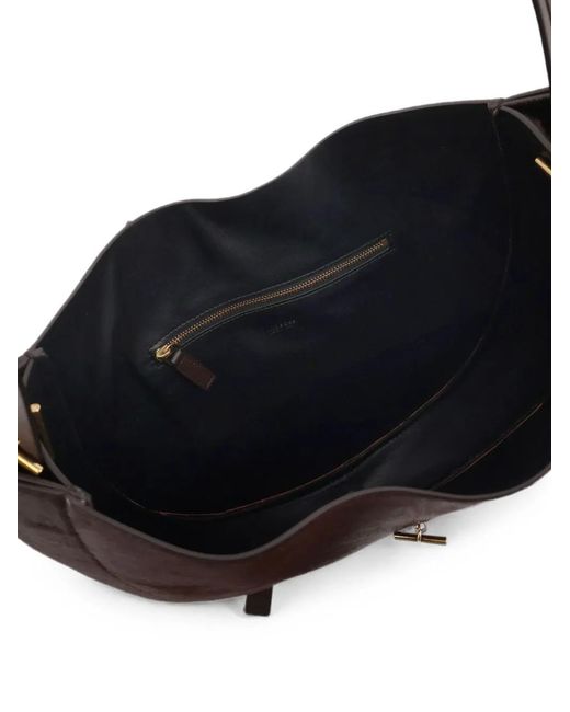 MINOBOSSI Brown Liz Ponyskin Shoulder Bag