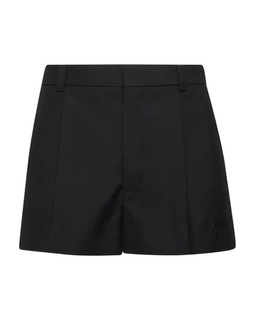 Gucci Geplooide Shorts in het Black voor heren