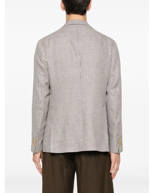 Tagliatore Gray Single-Breasted Blazer for men