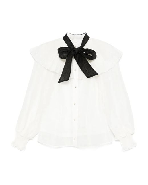Camisa Illuminate Pierrot Zimmermann de color White