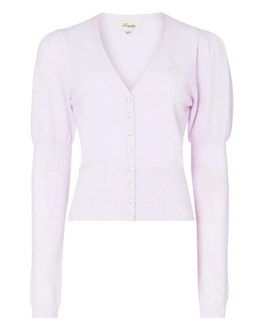 Temperley London Pink Cashmere Cardigan