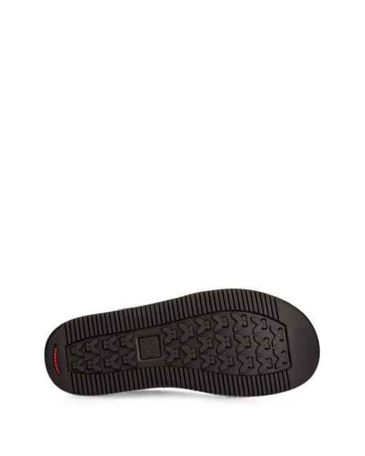 Timberland Brown Cross-Strap Leather Sandals for men