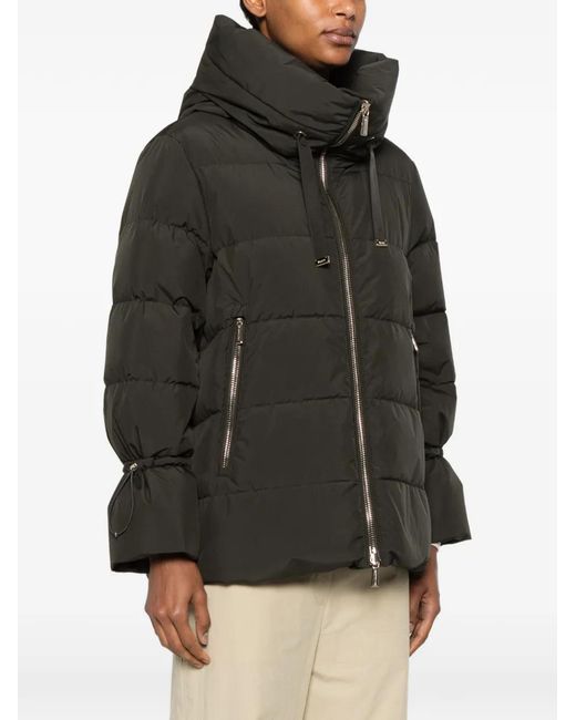 Moorer Black Gadia Puffer Jacket