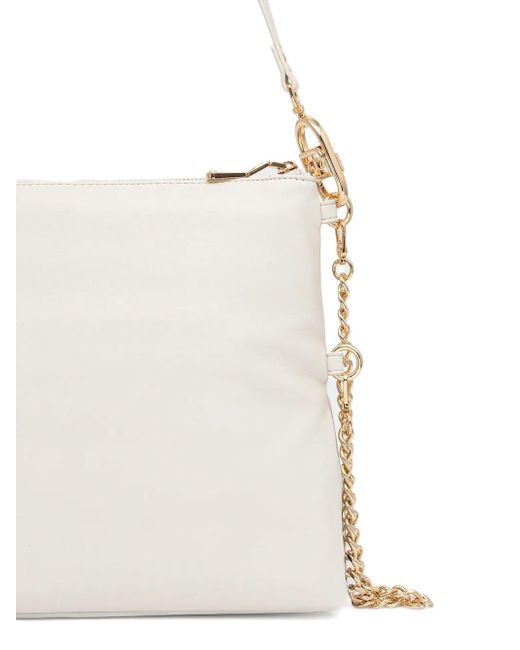 Liu Jo White Chain-Embellished Shoulder Bag