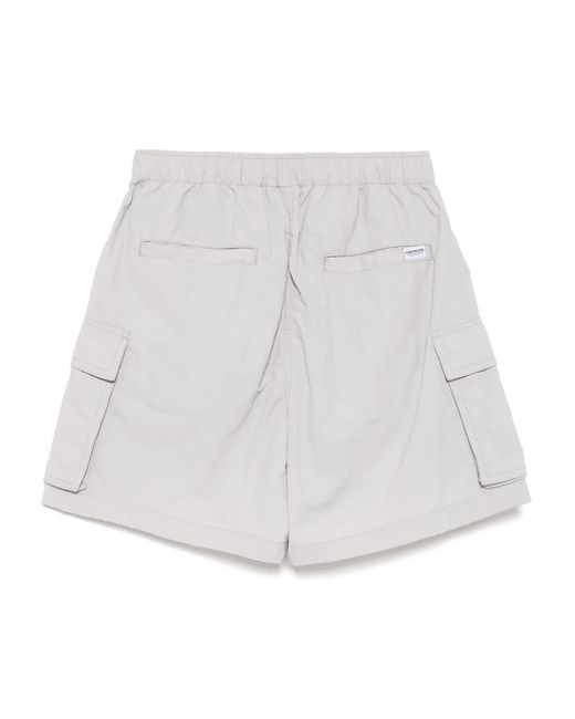Chocoolate White Cargo Shorts