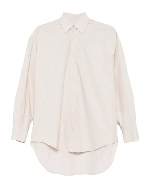 Camisa con botones Covert de color White