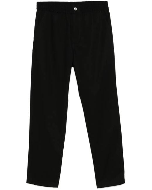 Maison Kitsuné Black Casual Trousers for men