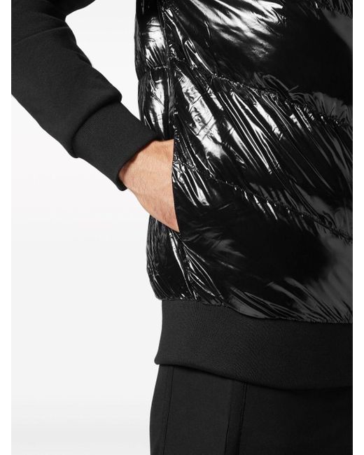 Veste matelassée à appliqué logo Philipp Plein pour homme en coloris Black